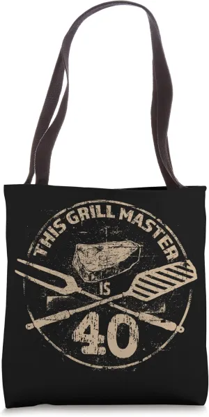 BBQ Meat Grilling Enthusiastic - 40th Birthday Tote Bag