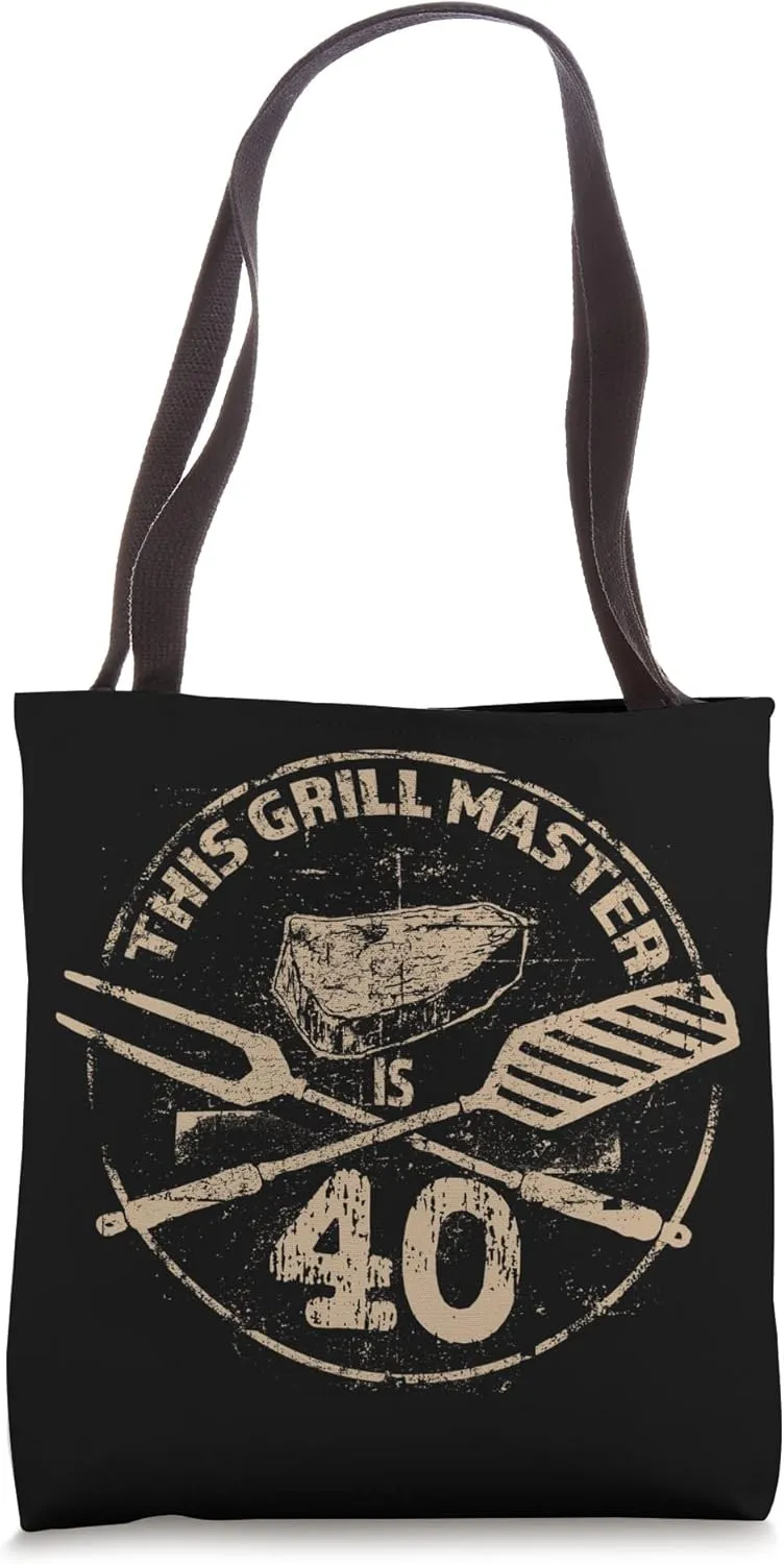 BBQ Meat Grilling Enthusiastic - 40th Birthday Tote Bag