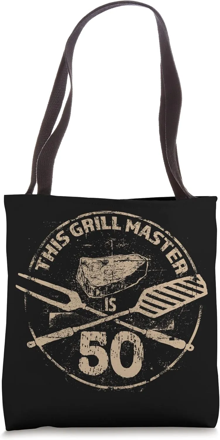 BBQ Meat Grilling Enthusiastic - 50th Birthday Tote Bag