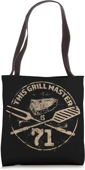 BBQ Meat Grilling Enthusiastic - 71st Birthday Tote Bag
