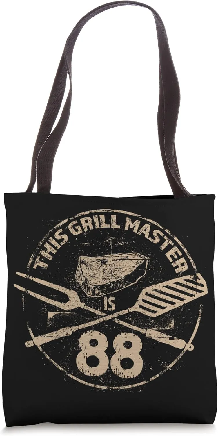 BBQ Meat Grilling Enthusiastic - 88th Birthday Tote Bag