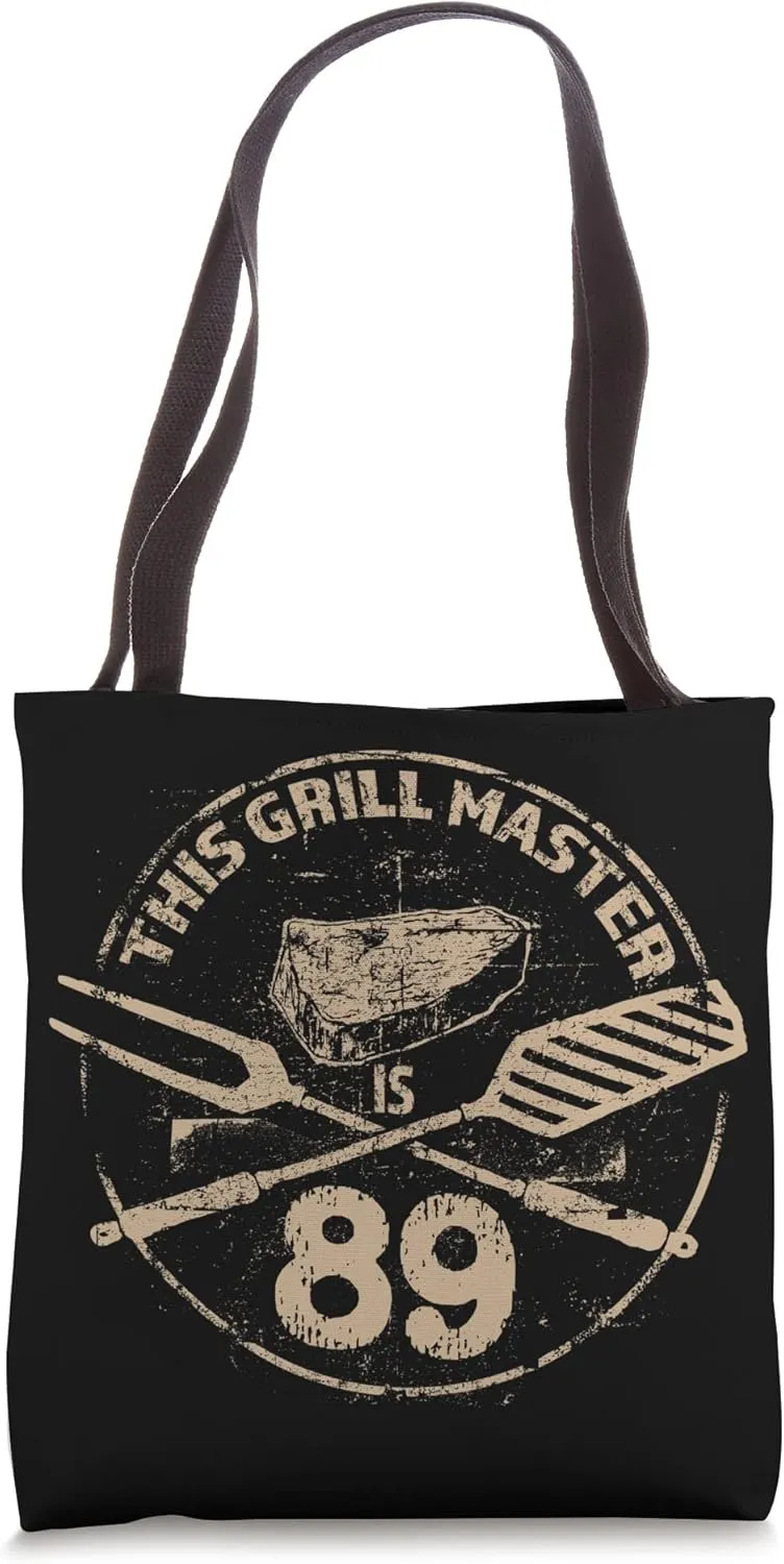 BBQ Meat Grilling Enthusiastic - 89th Birthday Tote Bag