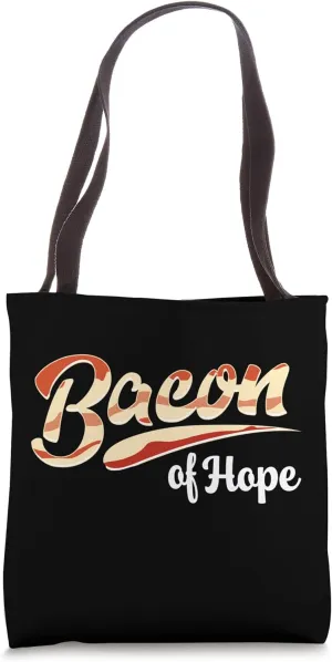 BBQ Pun Pork Bacon of Hope Pork grill-party Funny Barbecue Tote Bag