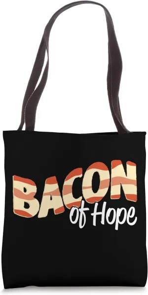 BBQ Pun Pork Bacon of Hope Pork grill-party Funny Barbecue Tote Bag