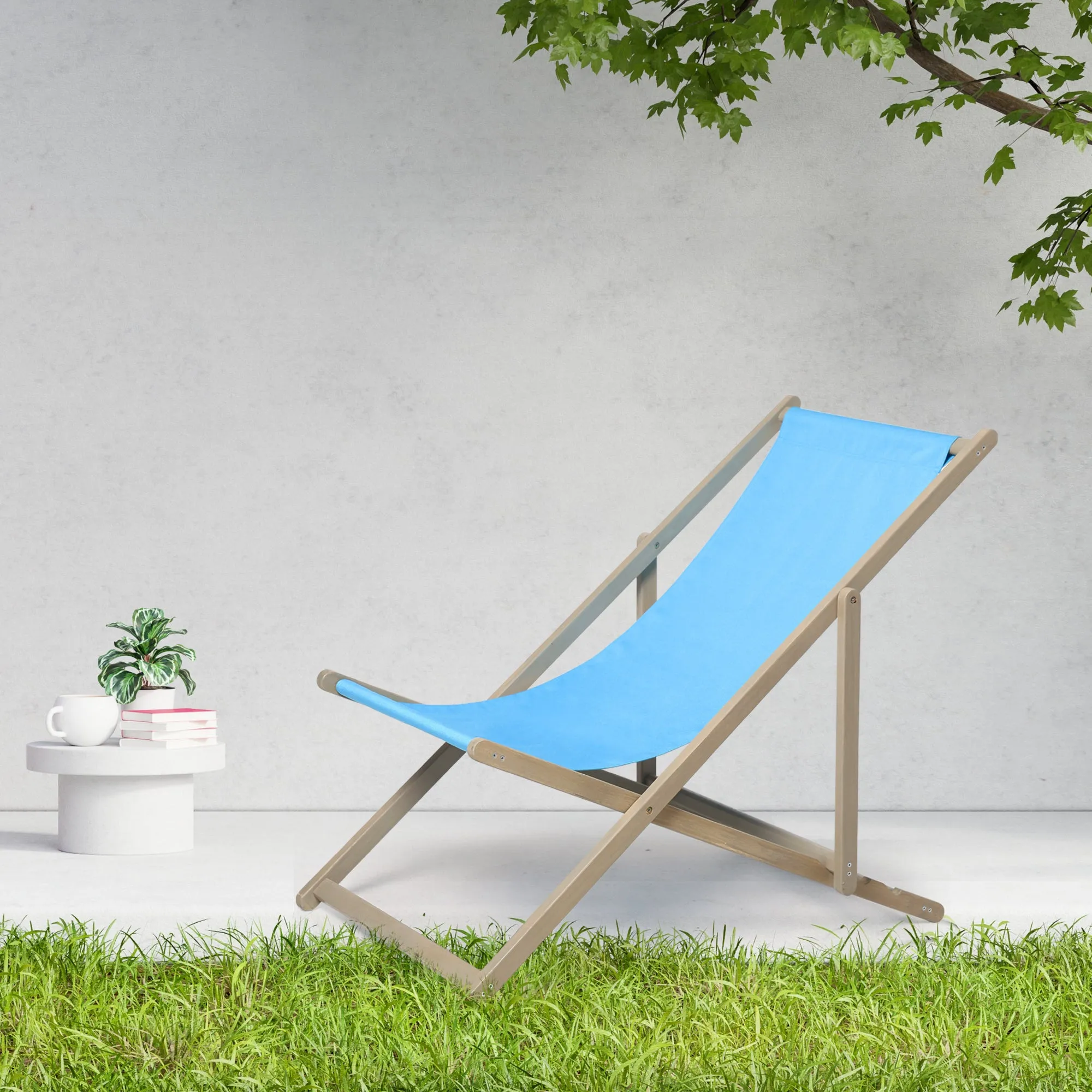 Beach Sling Patio Chair Portable Reclining Beach Chair (Set of 2)