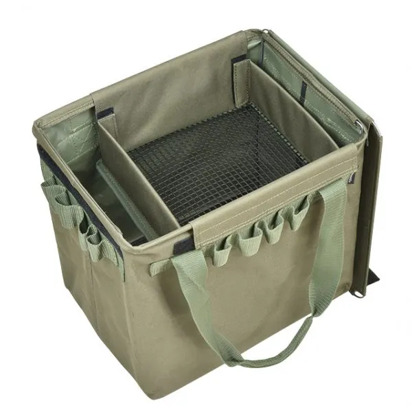 belmont BM-386 One Touch Tool Basket Caramel Brown