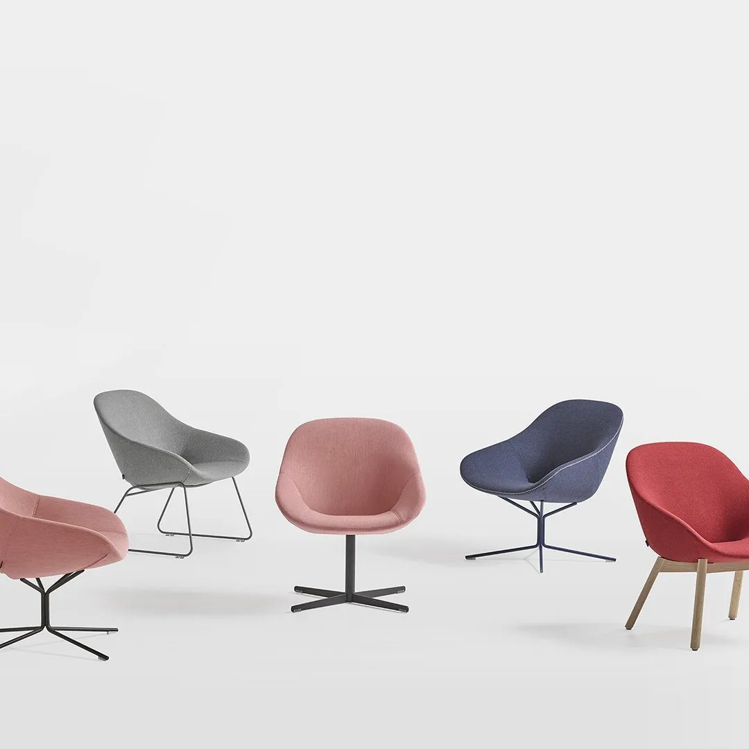 Beso Lounge Chair - Starred Base