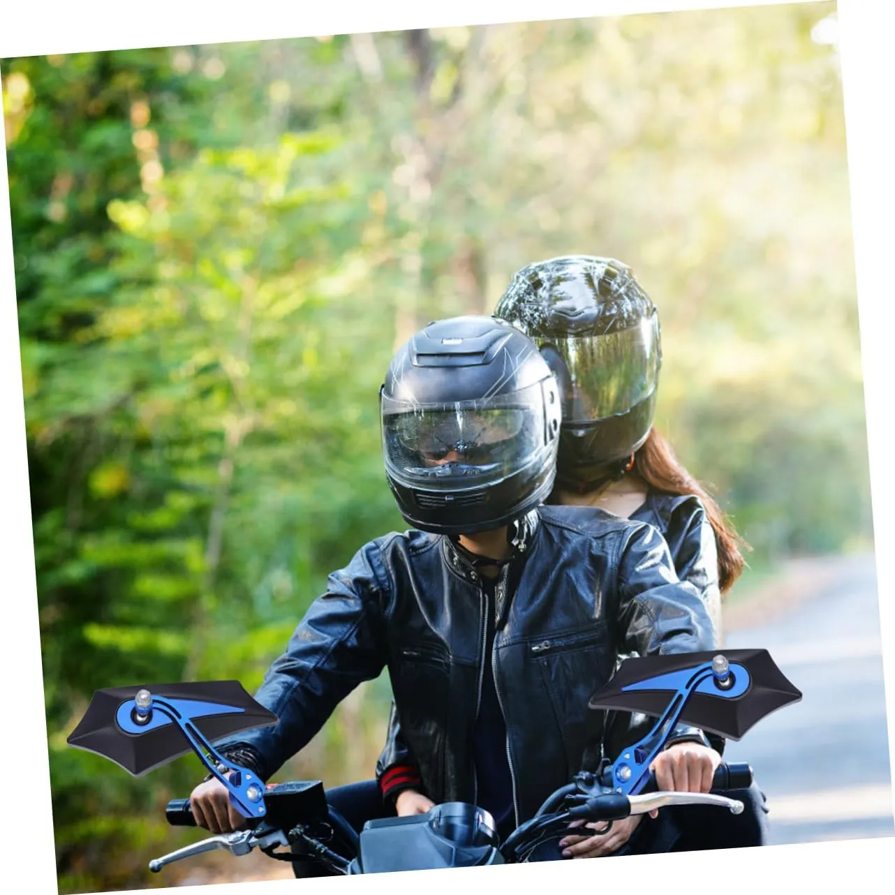 Bike Rear View Mirror 2 Pack Motorbike Rear View Mirror for Electric Bike Lightweight