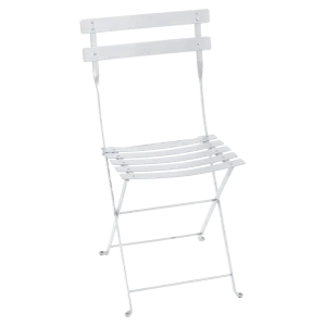 Bistro folding chair white