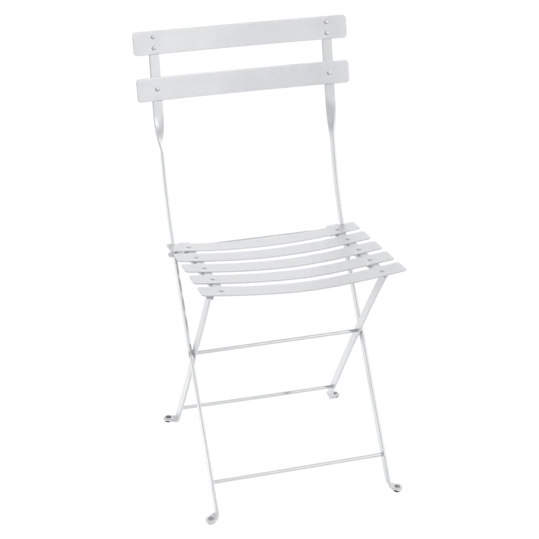 Bistro folding chair white