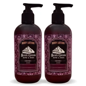 Black Canyon Jasmine & Patchouli Scented Body Lotion with Lanolin and Jojoba Oil, 12 Oz (2 Pack)