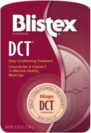 Blistex DCT Daily Conditioning Treatment, 0.25 Ounce (Pack of 12) – Lip Moisturizer with Vitamin E, Soften & Smooth Lips Surface Daily Lip Care Product, Works in All Climates