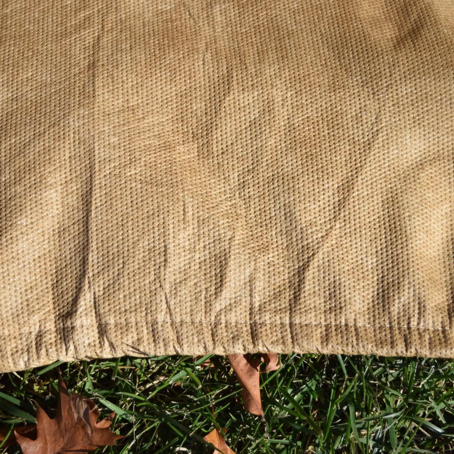 Budge P8005SF1 All Seasons Grill Cover Lightweight, UV-Resistant, Fits Grills 65" Wide, Tan