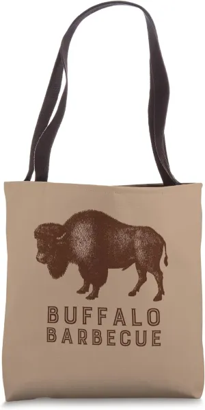 Buffalo Wild West BBQ Tote Bag