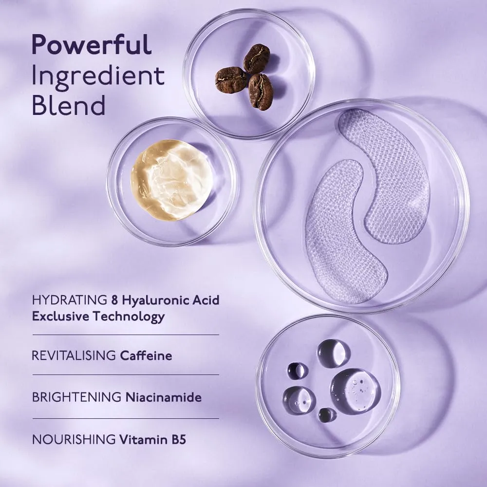 By Terry Hyaluronic Flash Eye Patches, Eye Mask, Reduce Dark Circles, Puffy Eyes, Undereye Bag, Vegan & Cruelty-Free, Single Pack