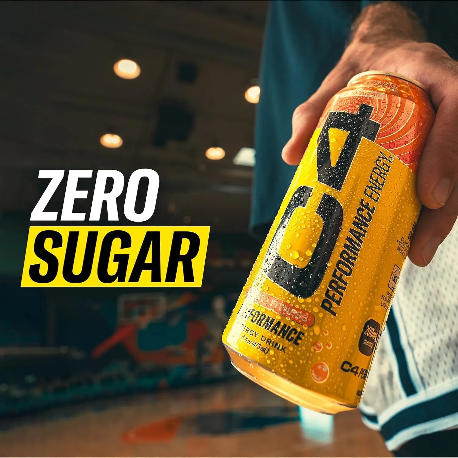 C4 Performance Energy Drink | Zero Sugar Carbonated Preworkout Energy | 200mg Caffeine with Beta Alanine | Frozen Bombiscle | 16 Fl Oz (12 Pack)