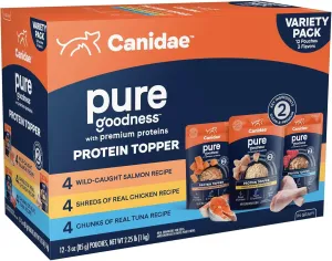 Canidae Pure Protein Topper Variety Pack, 3 oz., Case of 12