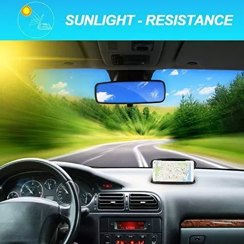 Car Phone Holder Dashboard, Cell Car Phone Mount, Durable Dash Cell Phone Holder for Car Cradle Compatible for iPhone 11 Pro Max XS XR X 8 8  7 7  6 Samsung Galaxy Note 10 S10 Smartphones and GPS