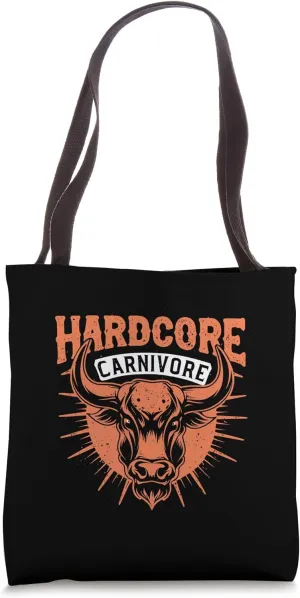Carnivore Barbecue BBQ lover meat eater steak grill protein Tote Bag