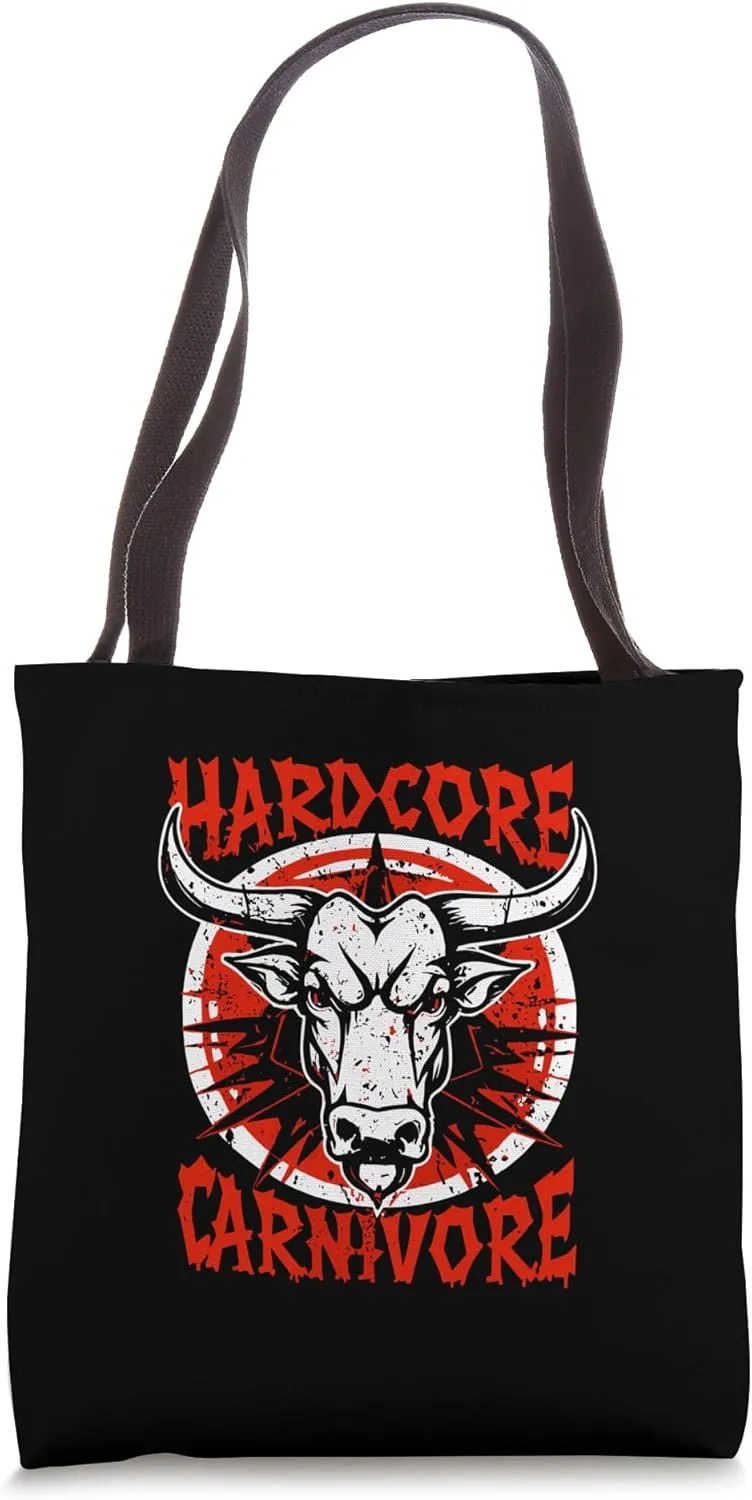 Carnivore Barbecue BBQ lover meat eater steak grill protein Tote Bag