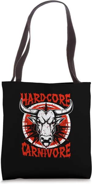 Carnivore Barbecue BBQ lover meat eater steak grill protein Tote Bag