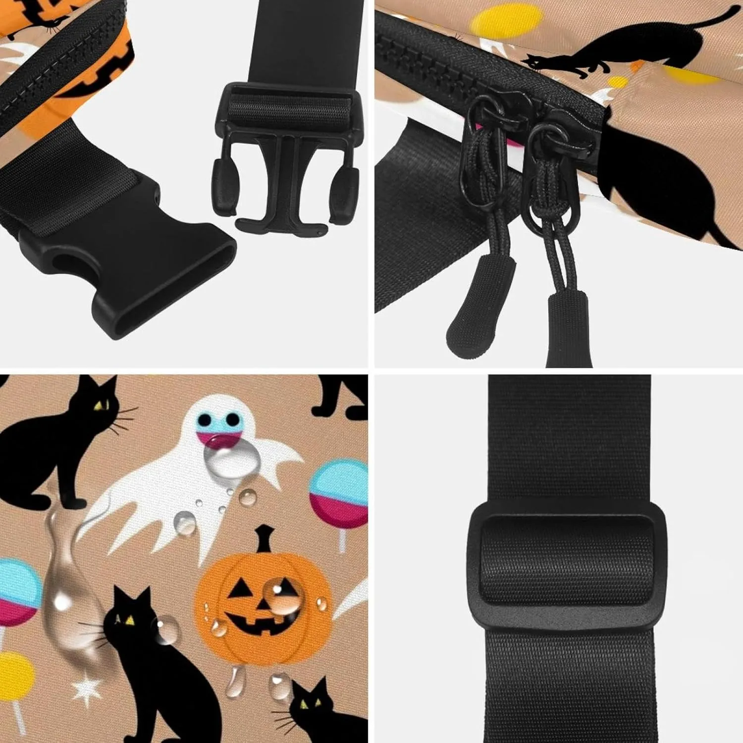 Cartoon Halloween-392 Belt Bag for Men and Women Fanny Pack,Belt Bag with Adjustable Strap,Fashion Crossbody Everywhere Belt Bag for Travel Outdoors Running Hiking