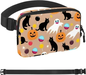 Cartoon Halloween-392 Belt Bag for Men and Women Fanny Pack,Belt Bag with Adjustable Strap,Fashion Crossbody Everywhere Belt Bag for Travel Outdoors Running Hiking