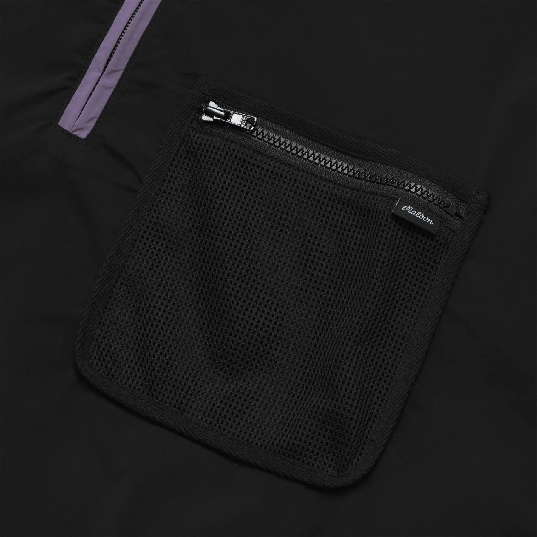 Cascade Quarter Zip Windshirt Jacket Black