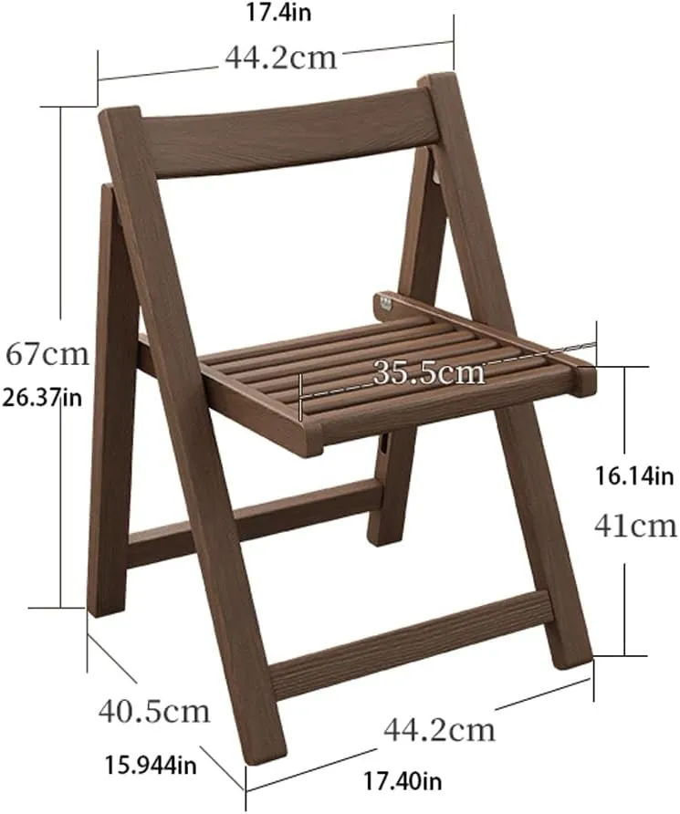 Chairs for Dining Room Wooden Dining Chair Nordic Outdoor Folding Chair Office Ergonomic Salon Casual Back Chair Simple Garden Chair Folding Portable Dining Room Chairs