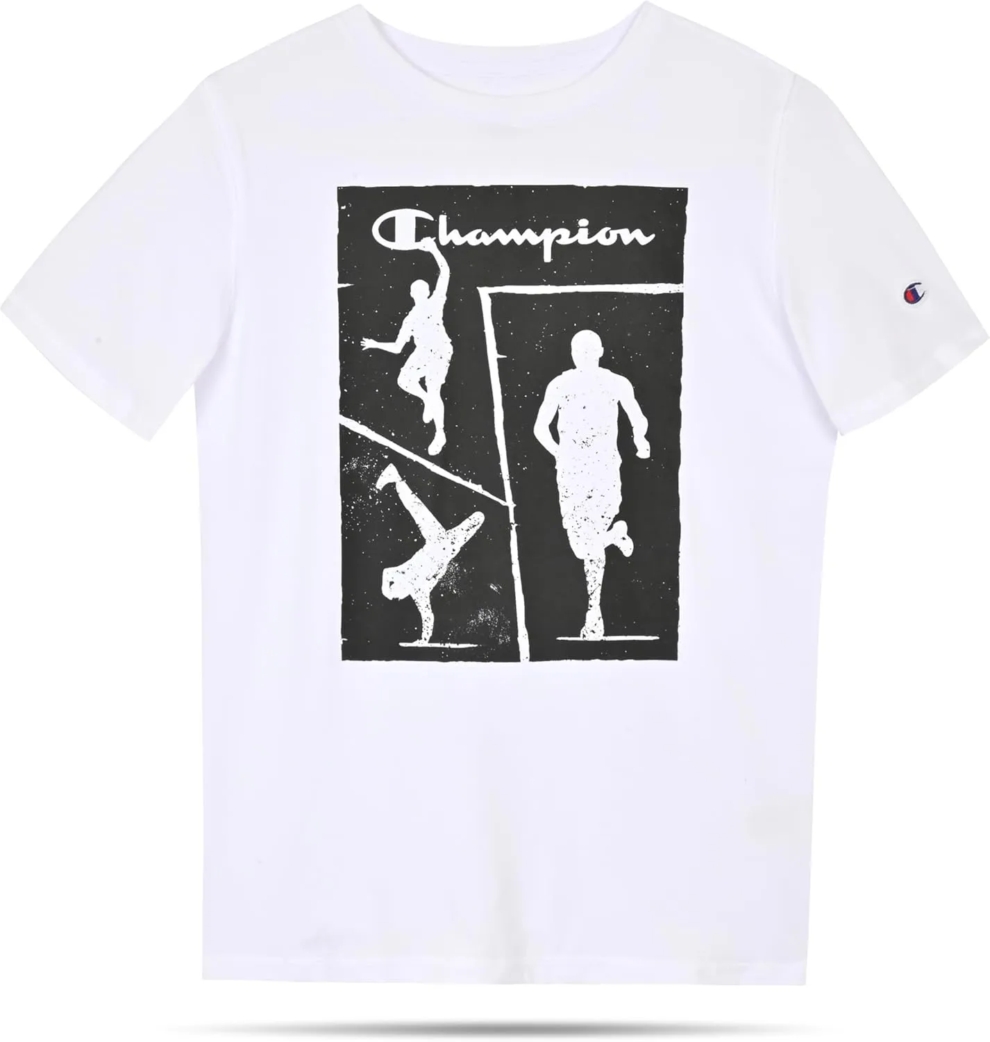 Champion Boys Tee Shirts 2 Pack Short Sleeve T-Shirts for Boys in Sizes 4-18