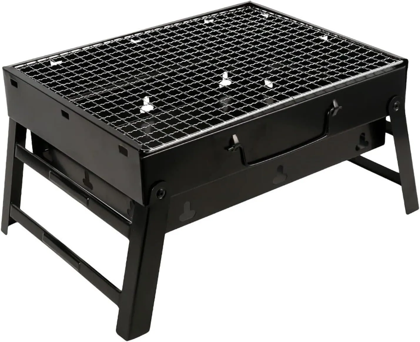 Charcoal Grills Folding Barbecue Grill Portable Compact Bar Smoking Outdoor Camping