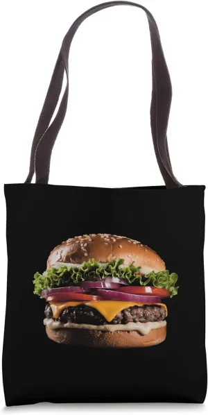 Cheeseburger Hamburger Foodie Fast Food Burger Lover Gift Tote Bag