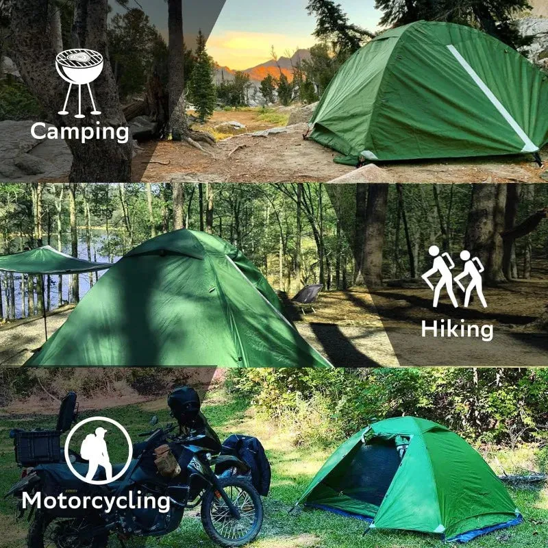 Clostnature Lightweight Backpacking Tent - 3 Season Ultralight Waterproof Camping Tent, Large Size Easy Setup Tent for Family,