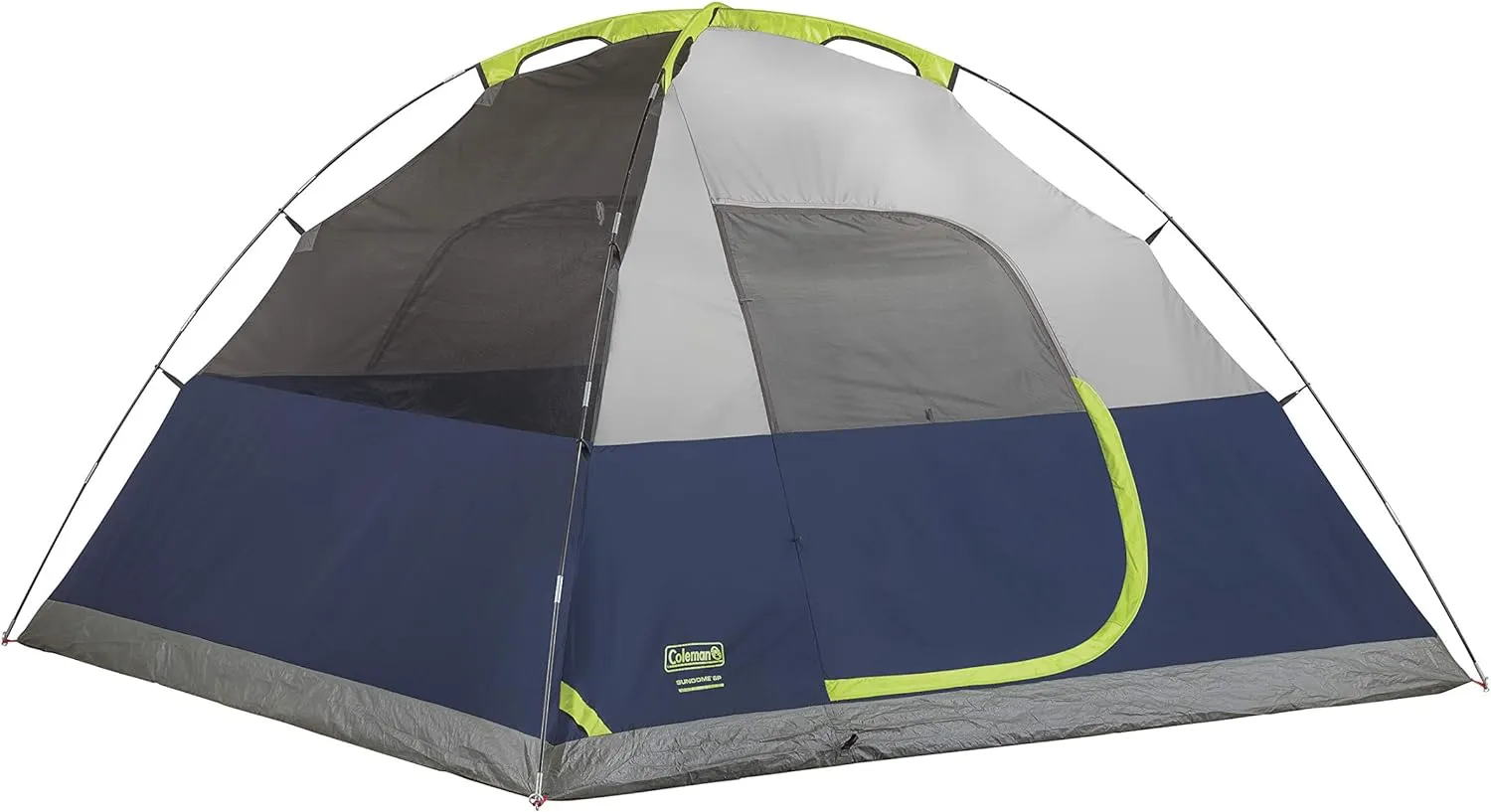 Coleman Sundome Tent with Rainfly, Weatherproof Tent Sets Up in 10 Mins