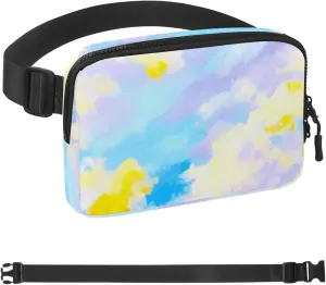 Colorful Tie Dyeing-86 Belt Bag for Men and Women Fanny Pack,Belt Bag with Adjustable Strap,Fashion Crossbody Everywhere Belt Bag for Travel Outdoors Running Hiking