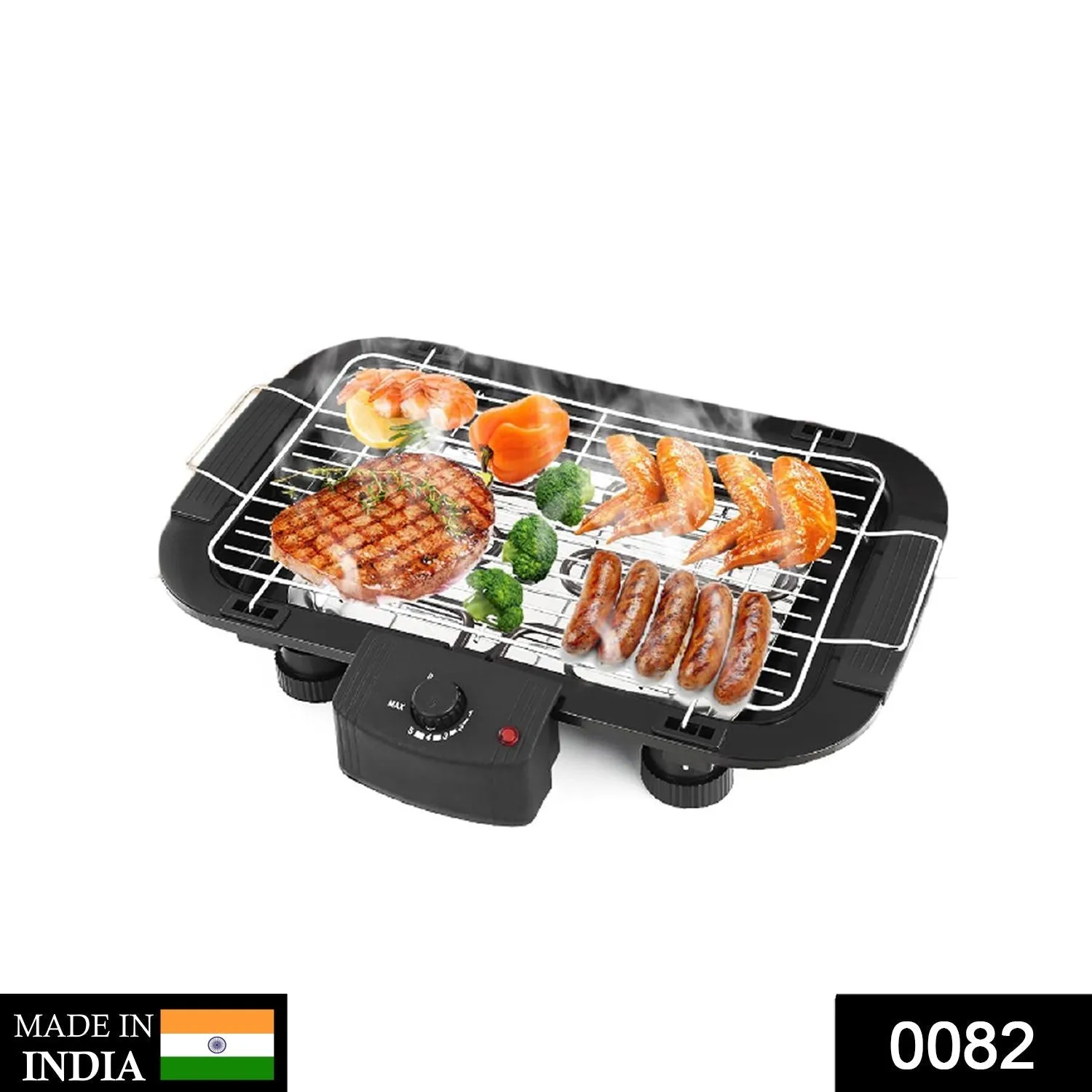 Compact Electric Smokeless Barbecue Grill, 2000w Clearance offer Indoor