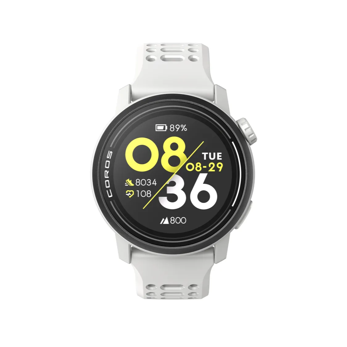 Coros Pace 3 Premium GPS Sport Watch Chalk Silicone