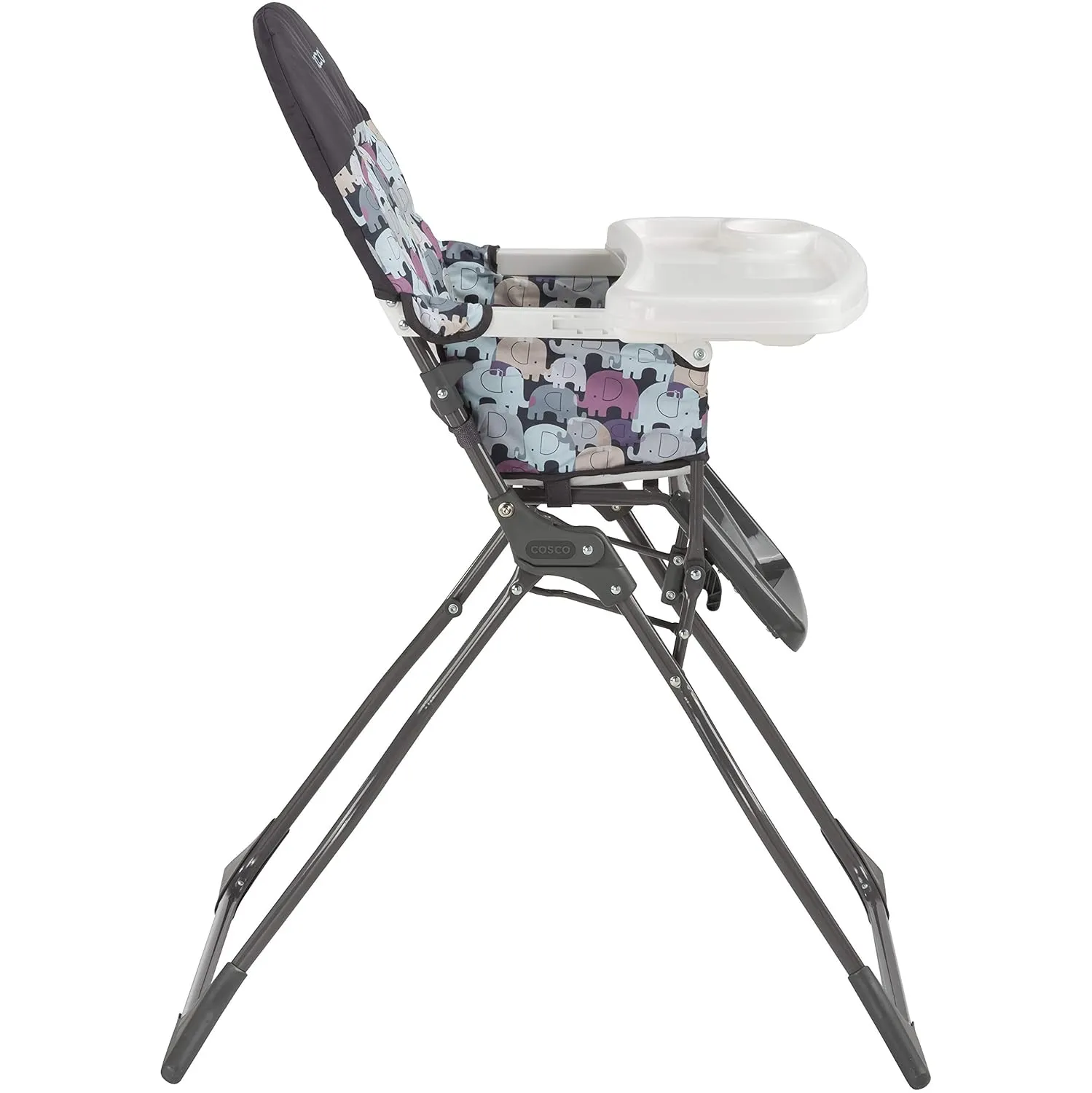 Cosco Kids Highchair for Baby, Simple Foldable High Chair, Convenient, Lightweight, and Compact Design, Elephant Puzzle