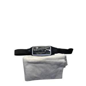 CTR Black Adjustable Running Waist Pack With Clear Phone Holder #5957