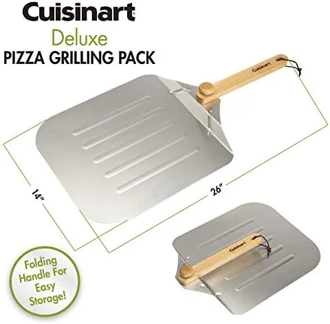 Cuisinart CPS-515 Deluxe Pizza Grilling Pack (Pizza Stone, Pizza Peel, Pizza Cutter)