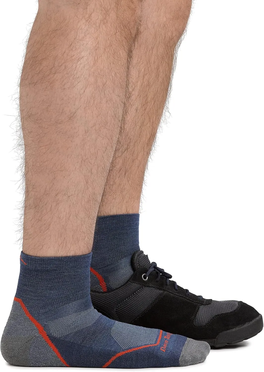Darn Tough (Style 1991) Men's 1/4 Sock Lightweight with Cushion Hike Trek Sock