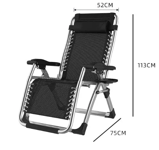 Deluxe Folding Beach Lounger