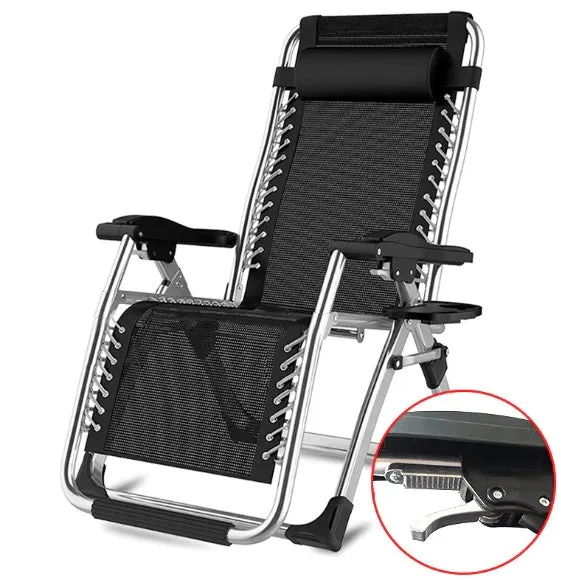 Deluxe Folding Beach Lounger