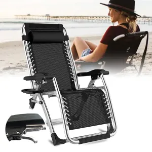 Deluxe Folding Beach Lounger