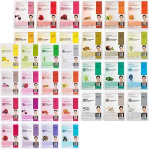 DERMAL 24 Combo Pack Collagen Essence Full Face Facial Mask Sheet 16 Combo Pack B