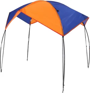 Dilwe Boat Sun Shelter,Portable Foldable Sailboat Awning Cover Tent Sun Shade for Fishing Canopy Boat (68351 Awning (4 persons))