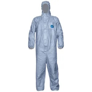 Disposable Chemical Protective Hooded Coverall Pack of 25 - Blue