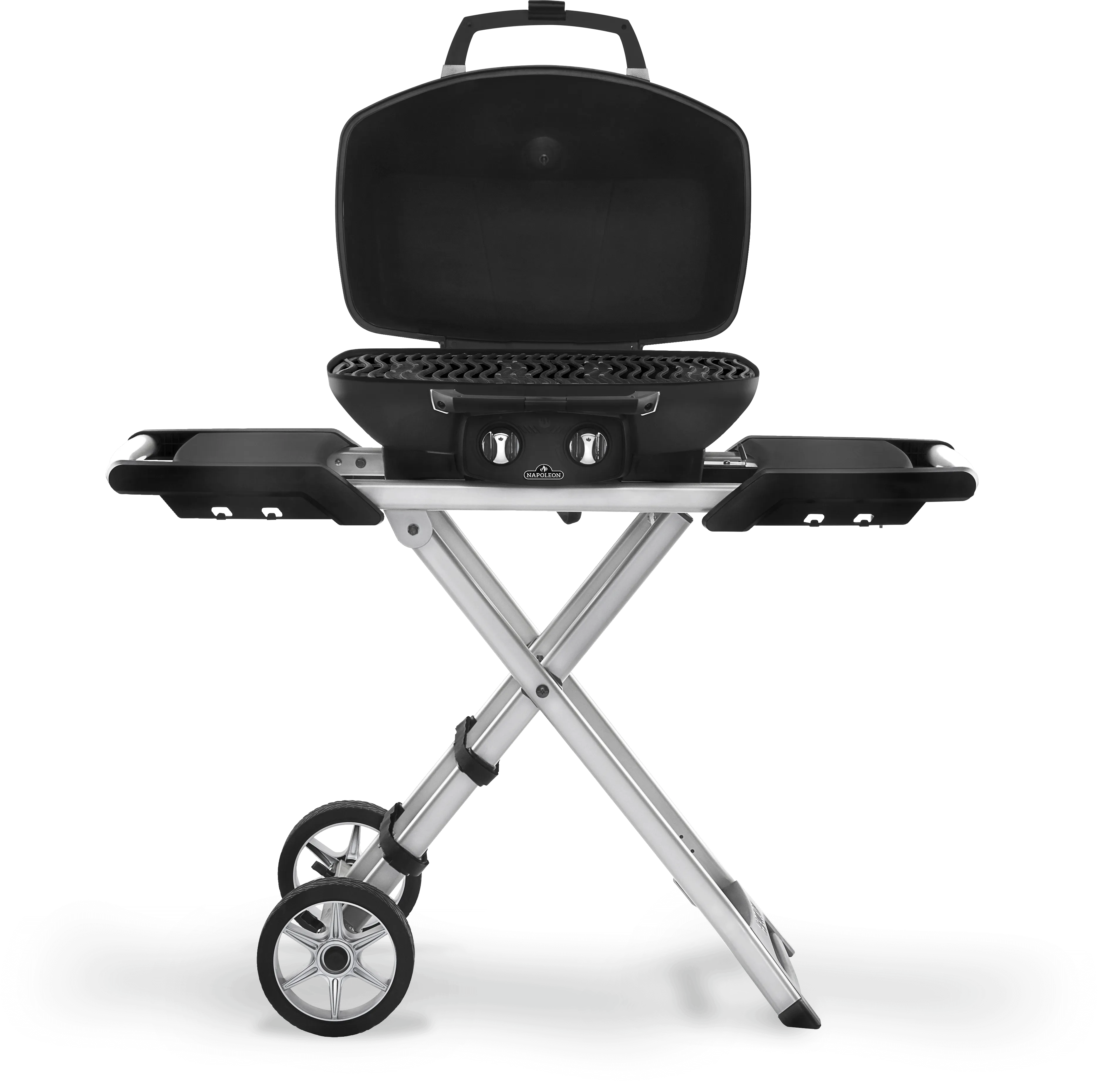 Door-to-door delivery Grill with Rapid shipping PRO Cart PRO285X-BK Portable TravelQ Propane (BLACK) Scissor Gas 285X Napoleon