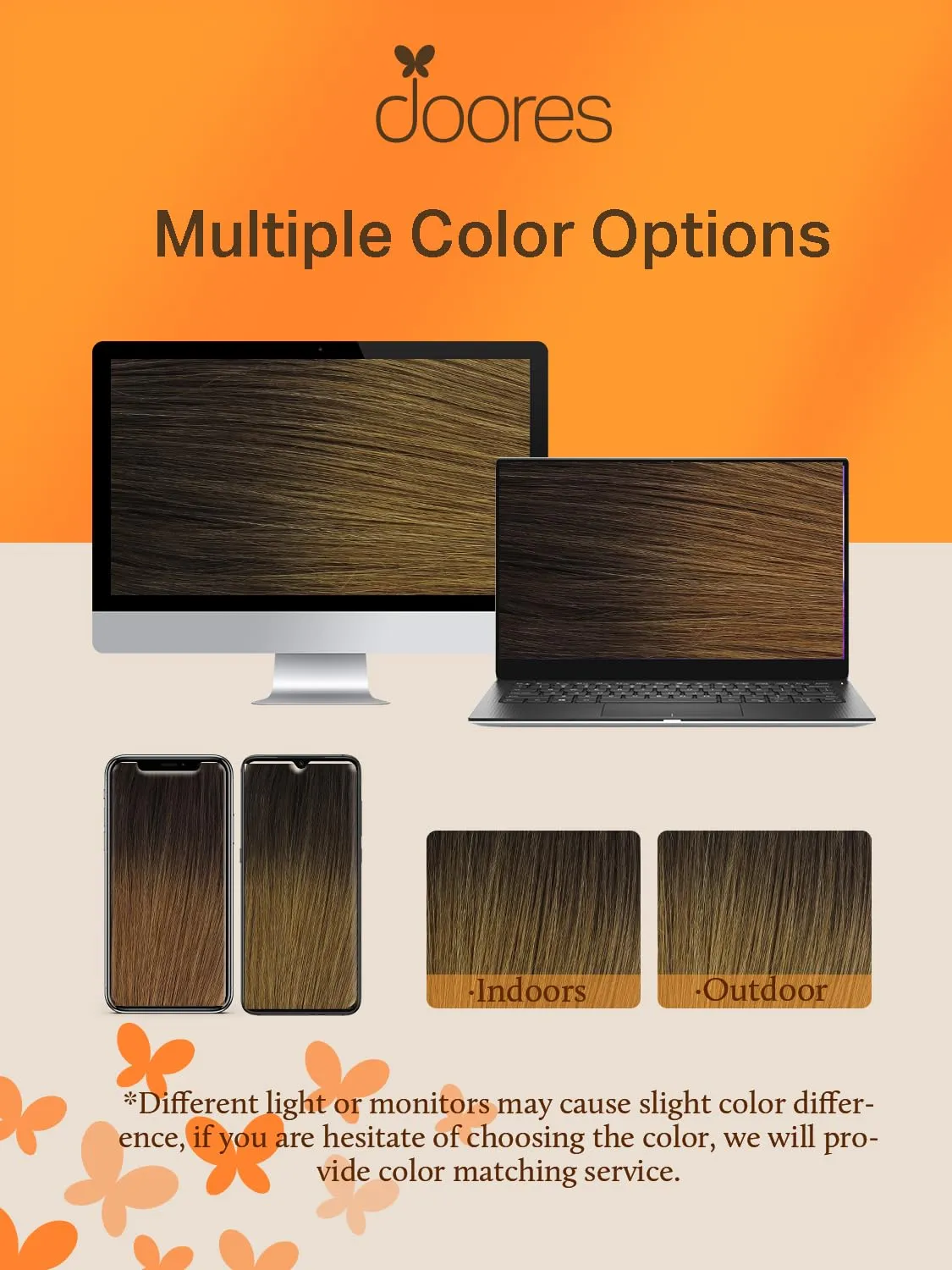 DOORES Tape in Hair Extensions Human Hair, Chocolate Dip Color Melt 14 Inch 25g 10pcs, Human Hair Extensions Natural Hair Extensions Seamless Straight