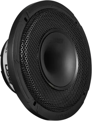 DS18 PRO-HY6MSL 6.5" Shallow Hybrid Mid-Range Car Audio Loudspeaker with Built-in Driver and Grill Included 300W Max 150W RMS 8 Ohms (1 Speaker)